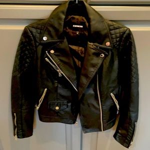 Black Moto style crop jacket!  NWOT